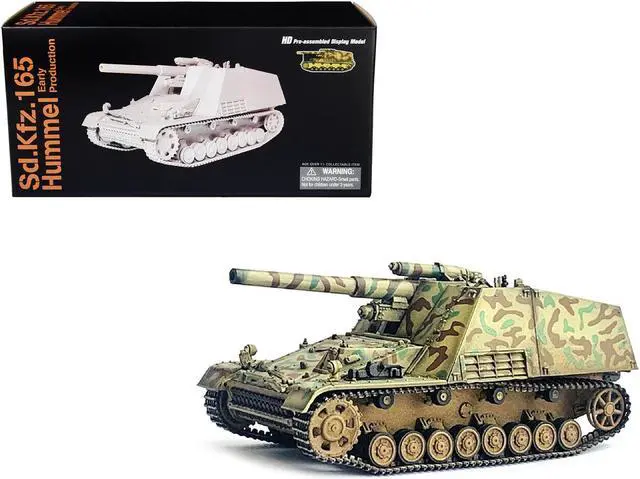 Main image of German Sd.Kfz.165 Hummel Self-Propelled Gun V1 "NEO Dragon Armor" Series 1/72 Plastic Model by Dragon Models