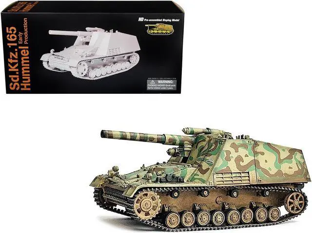 Main image of German Sd.Kfz.165 Hummel Self-Propelled Gun V2 "NEO Dragon Armor" Series 1/72 Plastic Model by Dragon Models