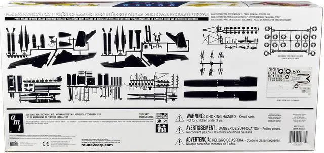 Alt view image 4 of 8 - Skill 2 Model Kit Northrop SM-62 Snark Intercontinental Guided Missile 1/48 Scale Model by AMT