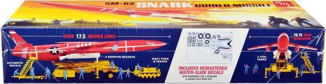 Alt view image 3 of 8 - Skill 2 Model Kit Northrop SM-62 Snark Intercontinental Guided Missile 1/48 Scale Model by AMT