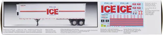 Alt view image 3 of 5 - Level 4 Model Kit Fruehauf 40' Refrigerated Trailer "Polar ICE" 1/32 Scale Model by Revell