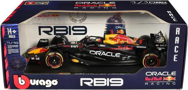Alt view image 3 of 3 - Red Bull Racing RB19 #1 "Oracle" Champion F1 World Championship (2023) "Race" Series 1/18 Diecast Model Car by Bburago