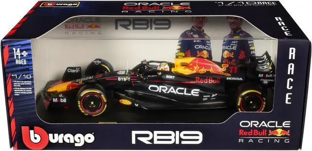 Main image of Red Bull Racing RB19 #11 Sergio Perez "Oracle" F1 World Championship (2023) "Race" Series 1/18 Diecast Model Car by Bburago