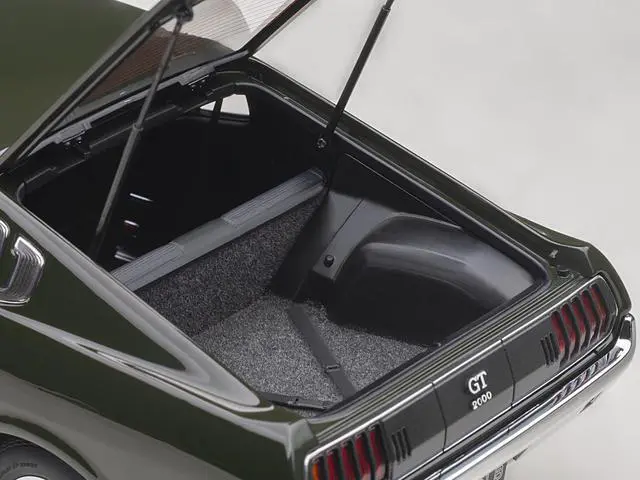 Alt view image 5 of 9 - 1973 Toyota Celica Liftback 2000GT (RA25) RHD (Right Hand Drive) Moss Green 1/18 Model Car by Autoart