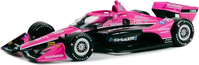 Alt view image 2 of 4 - Dallara IndyCar #60 "AutoNation - SiriusXM" Meyer Shank Racing "NTT IndyCar Series" (2023) 1/18 Diecast Model Car by Greenlight
