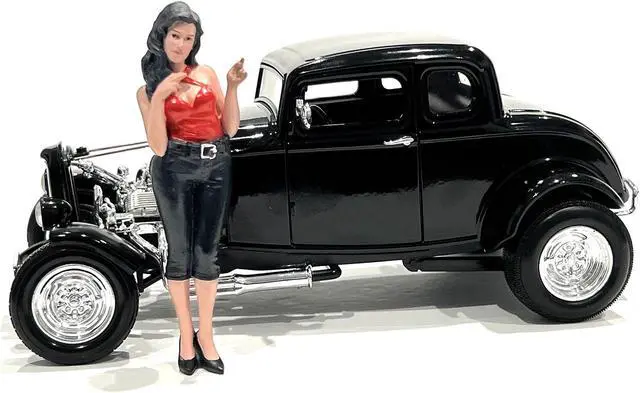 Alt view image 2 of 6 - "Pin-Up Girls" Peggy Figure for 1/18 Scale Models by American Diorama