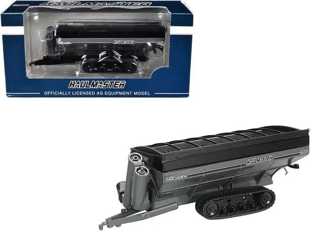Main image of Elmer's Haulmaster 2000 Grain Cart with Tracks Gray 1/64 Diecast Model by SpecCast