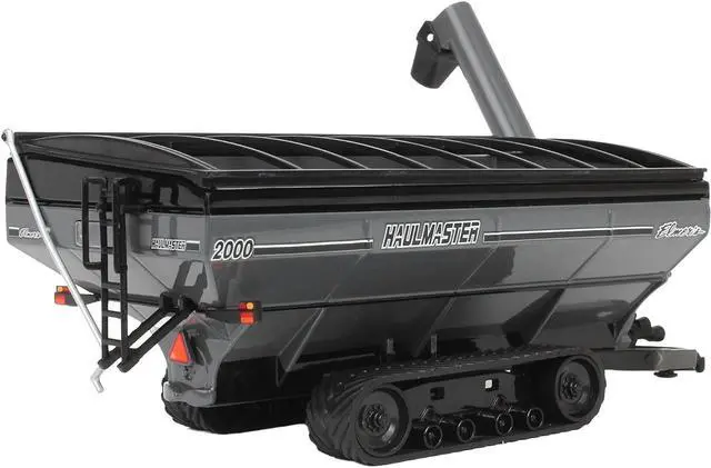 Alt view image 2 of 4 - Elmer's Haulmaster 2000 Grain Cart with Tracks Gray 1/64 Diecast Model by SpecCast
