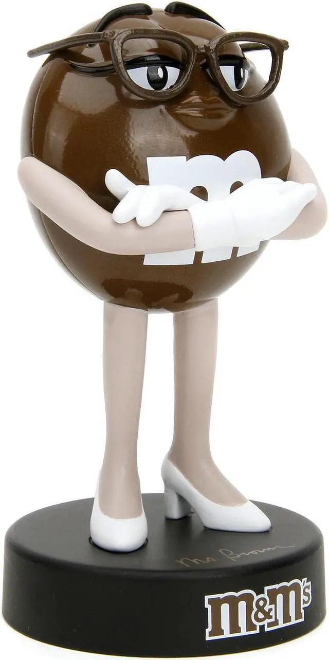 Alt view image 3 of 6 - Brown M&M's 4" Diecast Figurine "Metalfigs" Series by Jada