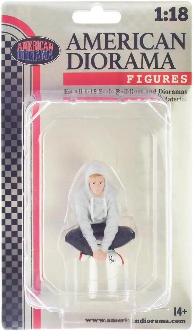 Alt view image 3 of 6 - "Figure18 Series 1" Figure 704 for 1/18 Scale Models by American Diorama