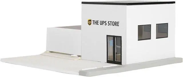 Alt view image 2 of 10 - The UPS Store Diorama "Mechanic's Corner" for 1/64 Scale Models by Greenlight