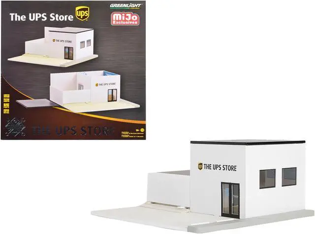 Main image of The UPS Store Diorama "Mechanic's Corner" for 1/64 Scale Models by Greenlight