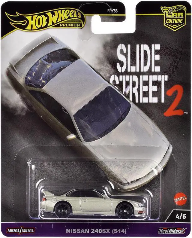Alt view image 5 of 6 - "Slide Street 2" 5 piece Set "Car Culture" 2024 Series H Diecast Model Cars by Hot Wheels