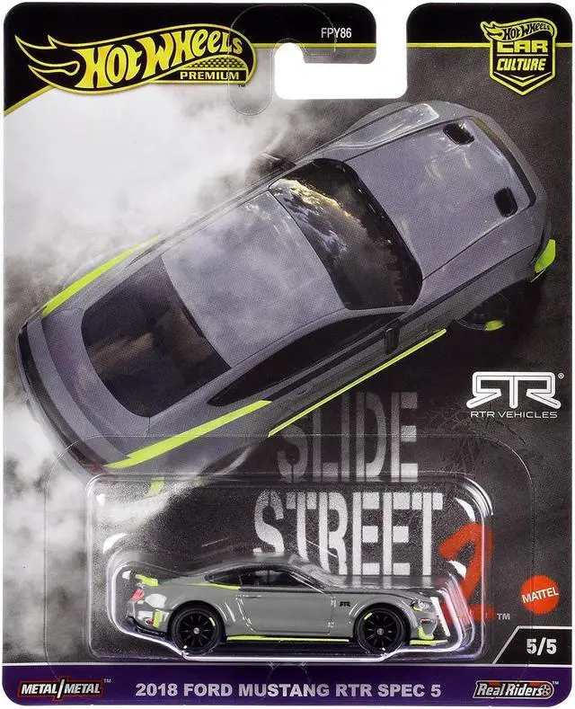 Alt view image 6 of 6 - "Slide Street 2" 5 piece Set "Car Culture" 2024 Series H Diecast Model Cars by Hot Wheels