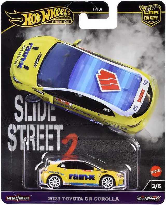 Alt view image 4 of 6 - "Slide Street 2" 5 piece Set "Car Culture" 2024 Series H Diecast Model Cars by Hot Wheels