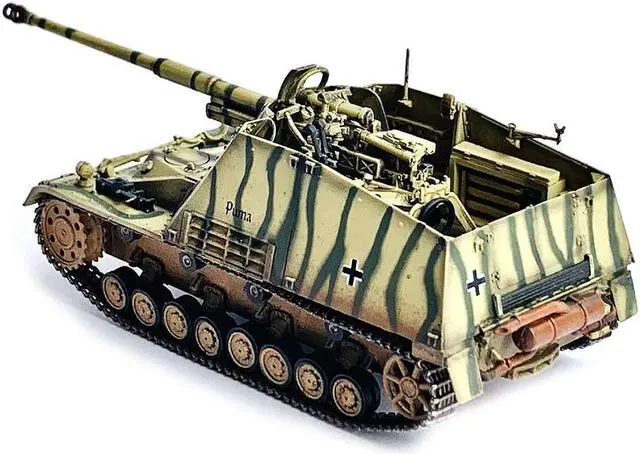 Alt view image 3 of 3 - German Sd.Kfz.164 Hornisse Armored Vehicle "Puma, German Army" "NEO Dragon Armor" Series 1/72 Plastic Model by Dragon Models