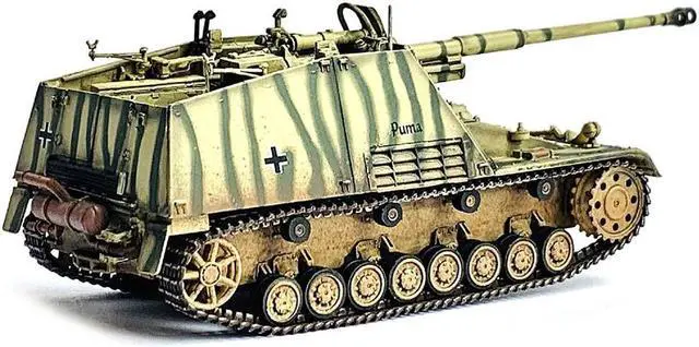 Alt view image 2 of 3 - German Sd.Kfz.164 Hornisse Armored Vehicle "Puma, German Army" "NEO Dragon Armor" Series 1/72 Plastic Model by Dragon Models