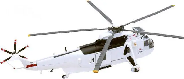 Alt view image 4 of 4 - Westland Sea King HC.4 Helicopter "Bosnia/Croatia" (1995) British Royal Navy 1/72 Diecast Model by Legion