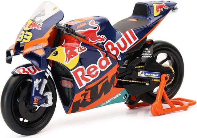 Alt view image 2 of 4 - KTM RC16 Motorcycle #33 Brad Binder MotoGP "Red Bull KTM Factory Racing" 1/12 Diecast Model by New Ray