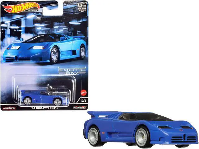 Main image of 1994 Bugatti EB110 Blue "Exotic Envy" Series Diecast Model Car by Hot Wheels