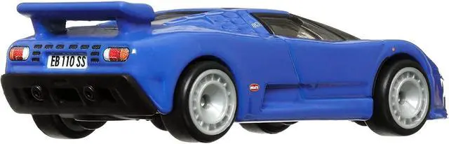 Alt view image 3 of 3 - 1994 Bugatti EB110 Blue "Exotic Envy" Series Diecast Model Car by Hot Wheels