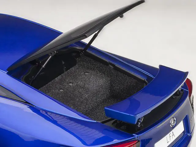 Alt view image 5 of 10 - Lexus LFA Pearl Blue Metallic 1/18 Model Car by Autoart