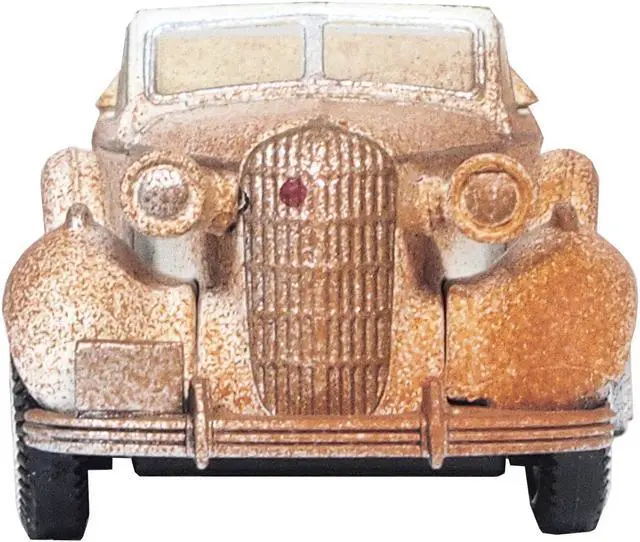 Alt view image 3 of 4 - 1936 Buick Special Convertible Coupe Beige (Rusted) "Junkyard Project" 1/87 (HO) Scale Diecast Model Car by Oxford Diecast