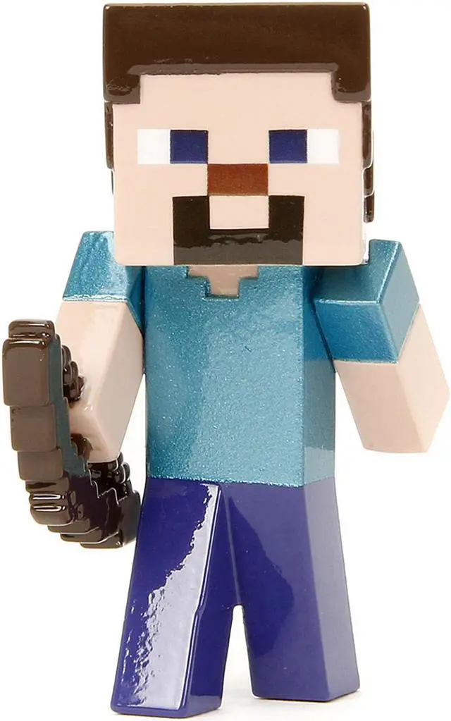Alt view image 3 of 6 - Set of 4 Diecast Figures "Minecraft" Video Game "Metalfigs" Series Diecast Models by Jada