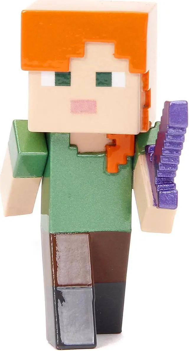 Alt view image 4 of 6 - Set of 4 Diecast Figures "Minecraft" Video Game "Metalfigs" Series Diecast Models by Jada