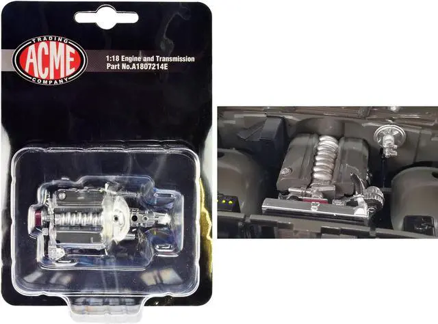 Main image of LS-10 Engine & Transmission Replica from "1969 Chevrolet C-10 LS-10 Custom Pickup Truck" 1/18 by ACME