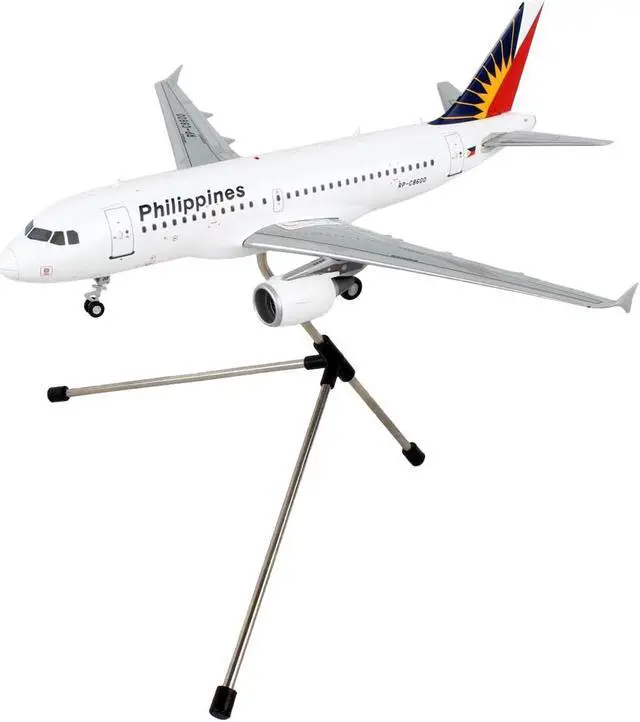 Alt view image 2 of 3 - Airbus A319 Commercial Aircraft "Philippine Airlines" White with Tail Graphics "Gemini 200" Series 1/200 Diecast Model Airplane by GeminiJets