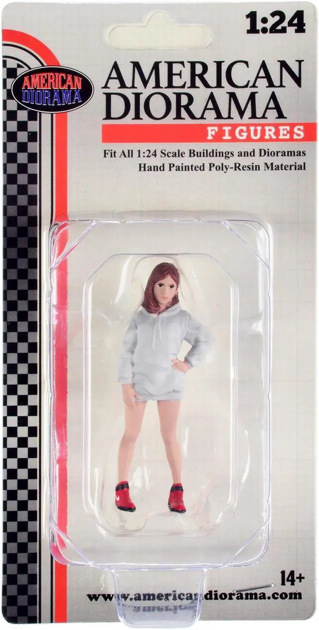 Alt view image 3 of 6 - "Hip Hop Girls" Figure 2 for 1/24 Scale Models by American Diorama