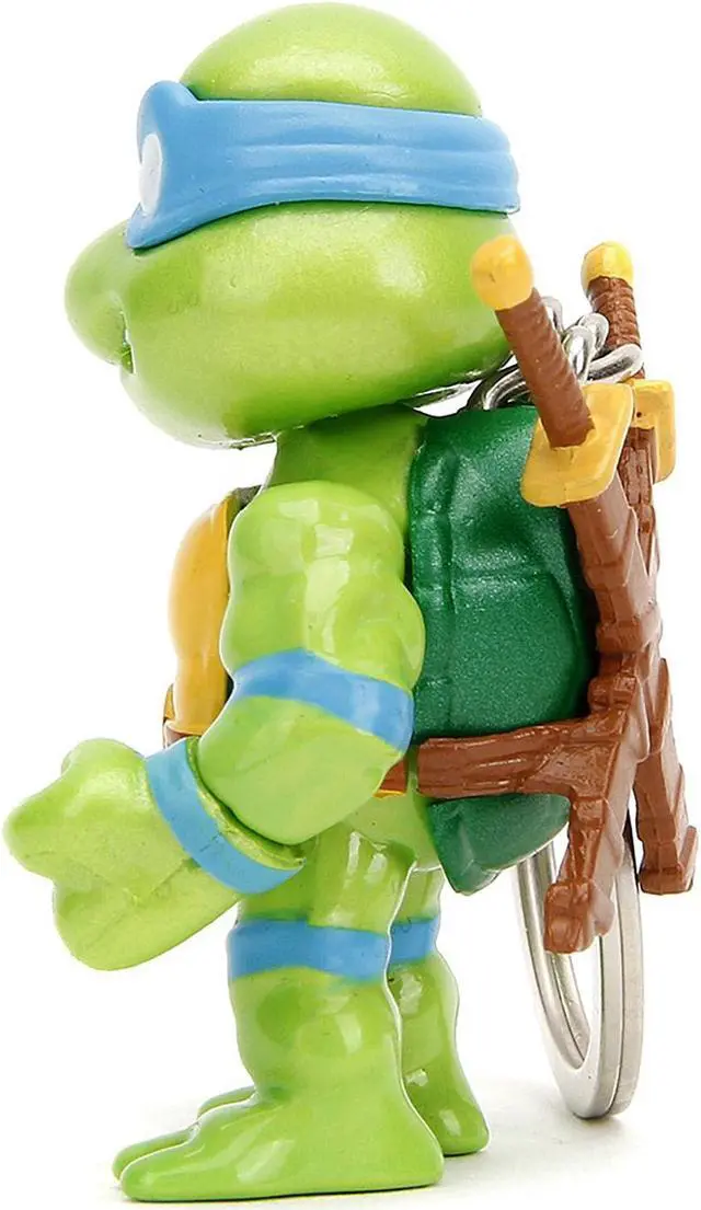 Alt view image 3 of 11 - Set of 4 Diecast Figure Key Chains "Teenage Mutant Ninja Turtles" TV Series "Metalfigs" Series Diecast Models by Jada