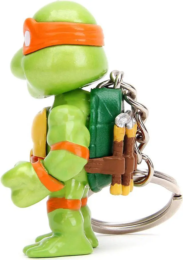 Alt view image 5 of 11 - Set of 4 Diecast Figure Key Chains "Teenage Mutant Ninja Turtles" TV Series "Metalfigs" Series Diecast Models by Jada