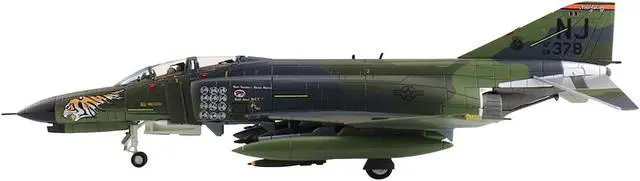 Alt view image 2 of 5 - McDonnell Douglas F-4E Phantom II Fighter-Bomber Aircraft US Air Force 1/72 Die Cast Model by Hobby Master