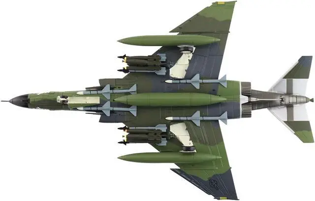 Alt view image 4 of 5 - McDonnell Douglas F-4E Phantom II Fighter-Bomber Aircraft US Air Force 1/72 Die Cast Model by Hobby Master