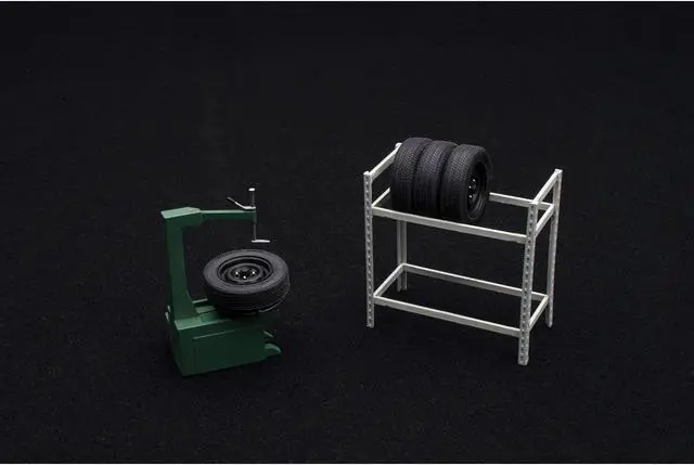 Alt view image 4 of 6 - Garage Kit Set (Version 2) for 1/18 scale models by Autoart