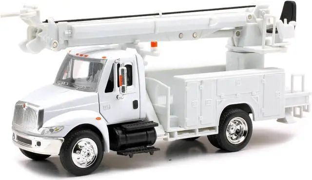 Alt view image 2 of 3 - International 4200 Digger Service Truck White "Long Haul Trucker" Series 1/43 Diecast Model by New Ray