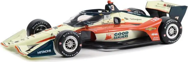 Alt view image 2 of 4 - Dallara IndyCar #3 Scott McLaughlin "Good Ranchers" Team Penske "NTT IndyCar Series" (2023) 1/18 Diecast Model Car by Greenlight