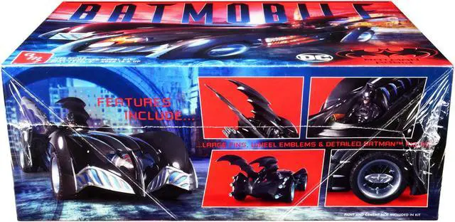 Alt view image 2 of 8 - Skill 2 Model Kit Batmobile "Batman & Robin" (1997) Movie 1/25 Scale Model by AMT