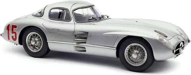 Main image of Mercedes-Benz 300 SLR "Uhlenhaut Coupe" #15 Sweden GP (1955) Limited Edition to 1000 pieces 1/18 Diecast Model Car by CMC