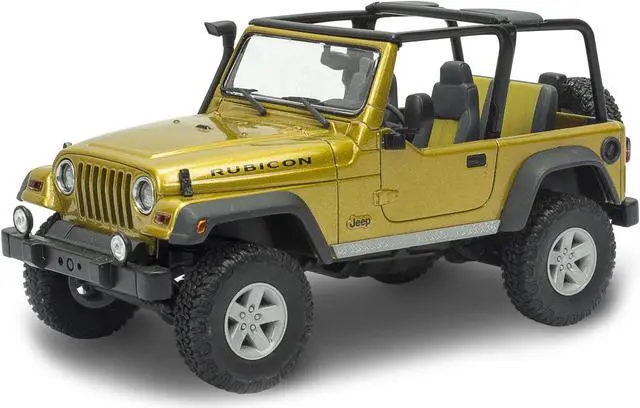 Alt view image 2 of 5 - Level 4 Model Kit Jeep Wrangler Rubicon 1/25 Scale Model by Revell