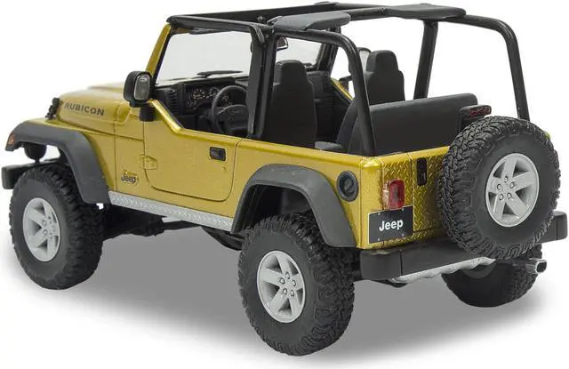 Alt view image 3 of 5 - Level 4 Model Kit Jeep Wrangler Rubicon 1/25 Scale Model by Revell