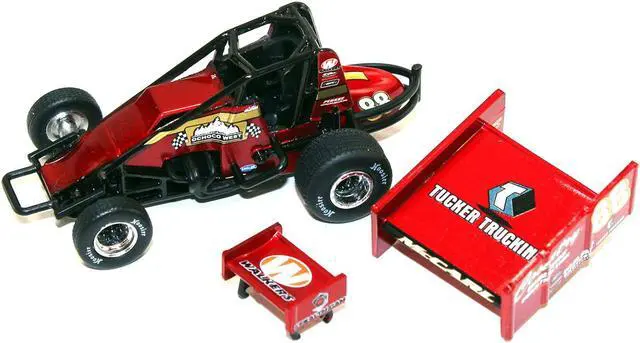 Alt view image 2 of 9 - Winged Sprint Car #88 "Country Builders Construction" Country Builders Racing "World of Outlaws" 1/18 Diecast Model Car by ACME