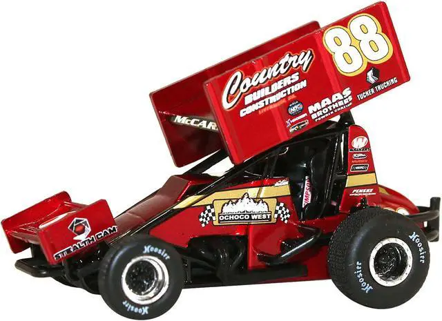 Main image of Winged Sprint Car #88 "Country Builders Construction" Country Builders Racing "World of Outlaws" 1/18 Diecast Model Car by ACME