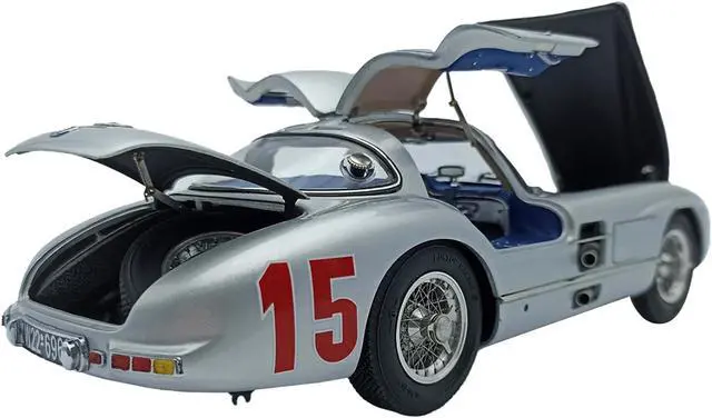 Alt view image 6 of 6 - Mercedes-Benz 300 SLR "Uhlenhaut Coupe" #15 Sweden GP (1955) Limited Edition to 1000 pieces 1/18 Diecast Model Car by CMC