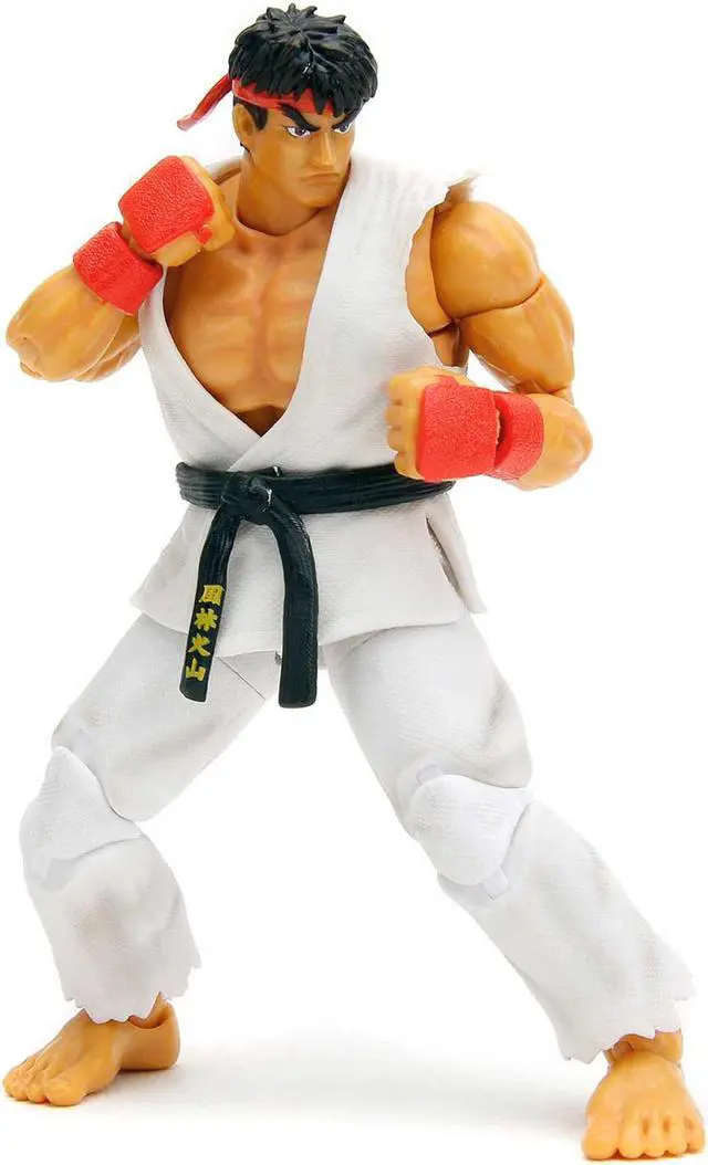 Alt view image 2 of 6 - Ryu 6" Moveable Figure w/Accessories and Alternate Head and Hands "Ultra Street Fighter II" (2017) Video Game model by Jada
