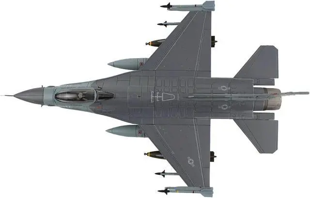 Alt view image 2 of 6 - Lockheed F-16C Fighting Falcon Fighter Aircraft United States Air Force "Air Power Series" 1/72 Diecast Model by Hobby Master