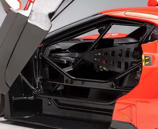 Alt view image 3 of 6 - Ford GT Le Mans Plain Color Version Red 1/18 Model Car by Autoart