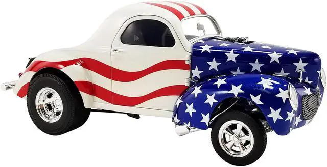 Main image of 1940 Gasser "Patriot" American Flag Livery Limited Edition to 300 pieces Worldwide 1/18 Diecast Model Car by ACME